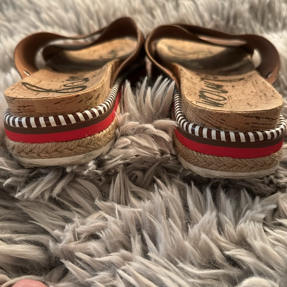 Brown Sam Edelman Leyton Espadrille Sandal. - Picture 5 of 9